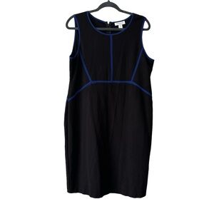 Motherhood Maternity Dress Black Sz L  Knee Length Sheath Dress Sleeveless